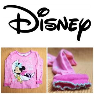 Disney Minnie Mouse Pink Pajamas 18 Months